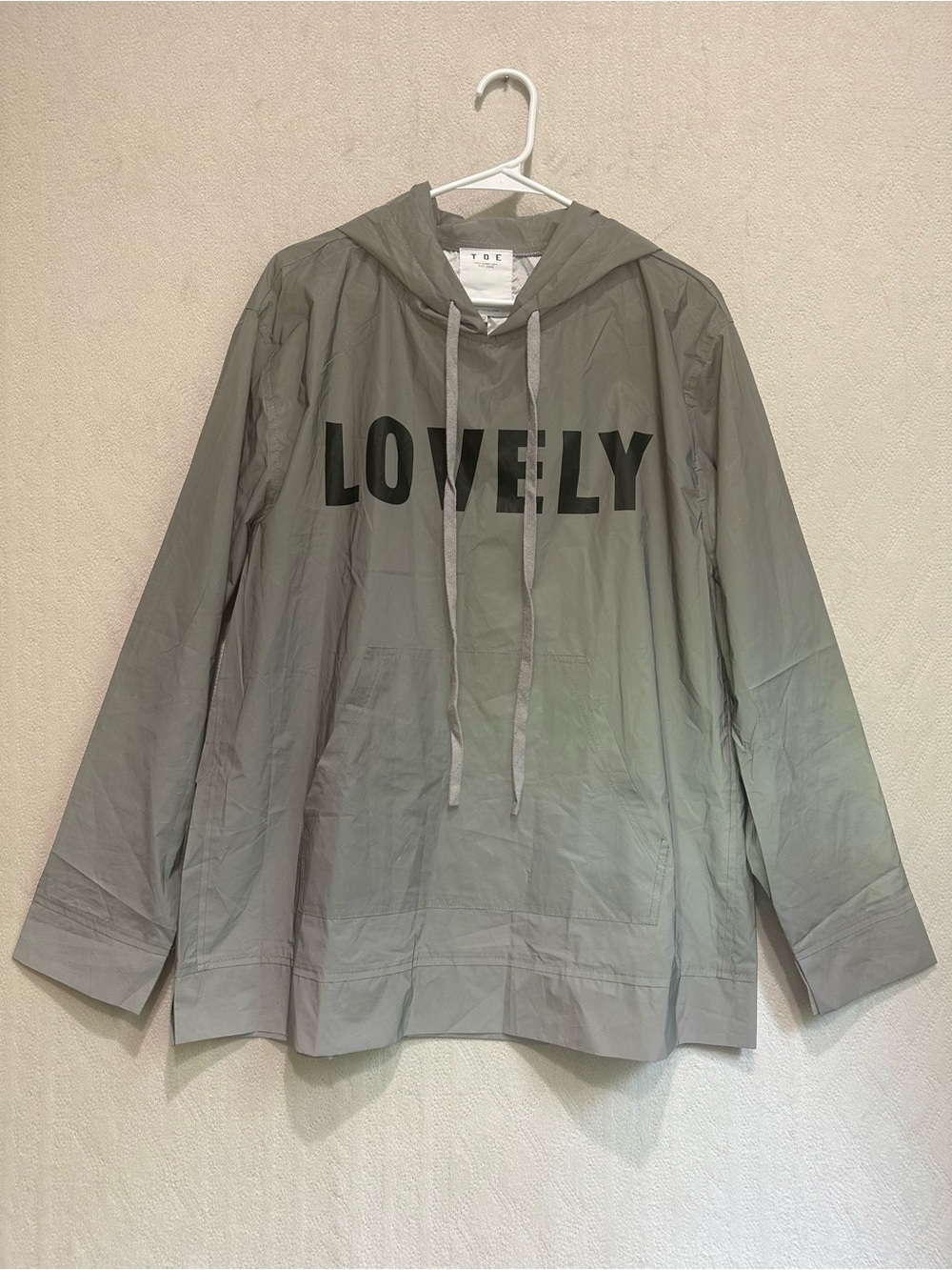 TDE/KENDRICK Lamar Lovely 3M Reflective Hooded Pullover Sweatshirt - Gray